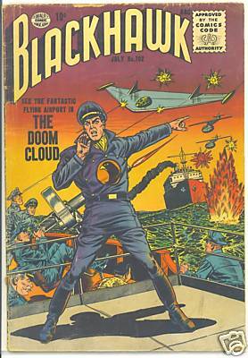 BLACKHAWK v1#102 © July 1956 Quality Comics